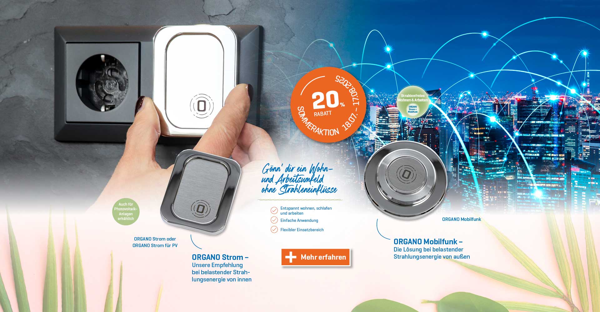 Imagebild für Sommeraktion 2025 Strom und Mobilfunk
