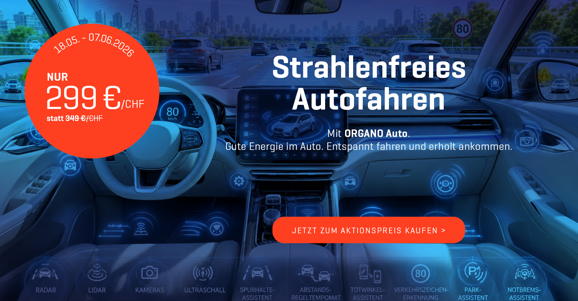Imagebild für Organo Auto Aktion