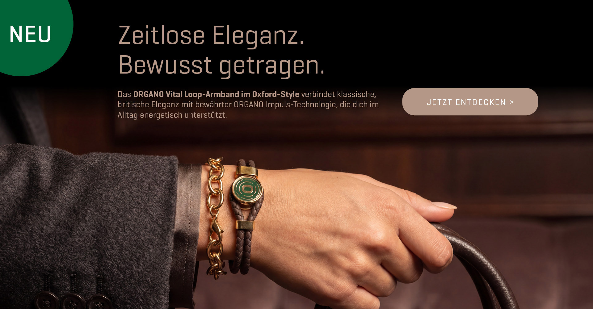 ORGANO Vital Loop-Armband im Oxford-Stil