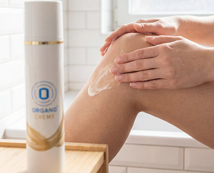 Organo Creme Anwendungsbeispiel